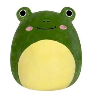 Squishmallows Rare 14-Inch Gloria Frog Plush - Add her to Your Squad, Ultrasoft